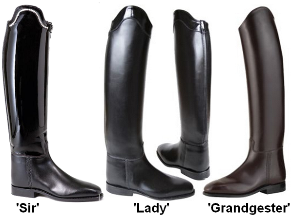 Konig Dressage Boots Size Chart